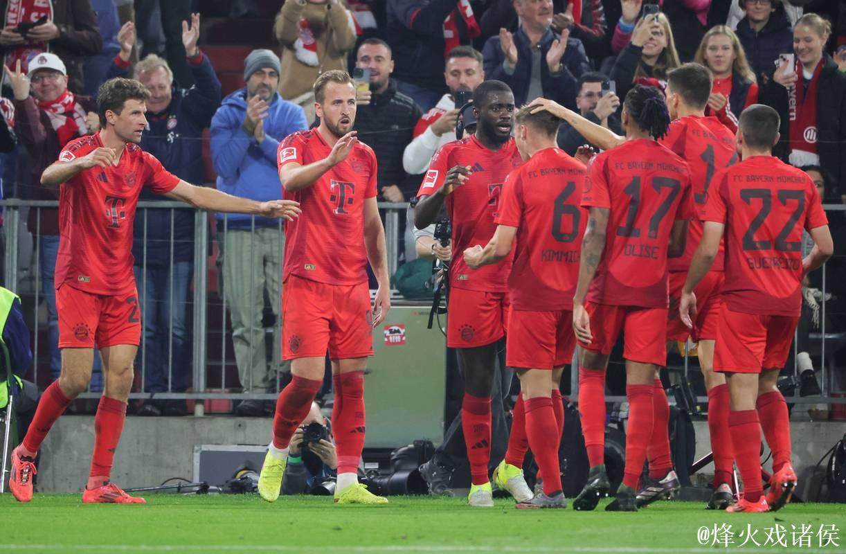 德甲替补戴帽，凯恩是继9分钟5球的莱万之后拜仁